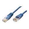 Roline Cat5e Ethernetové kabely, Modrá, Polyvinylchlorid, A: RJ45 Vnější, B: RJ45 Vnější 1 m, typ pláště: Nestíněný