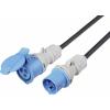 Sygonix SY-5244052 napájecí prodlužovací kabel, 16 A, černá, 10 m, odolné vůči povětrnostním vlivům, vhodné pro venkovní oblast