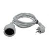 Napájecí kabel 5 m, Bílá, A: Zástrčka, B: Zástrčka DE typ F (CEE 7/4) Polyvinylchlorid, 250V ac RND Napájecí kabel 5 m, Bílá, A: Zástrčka, B: Zástrčka DE typ F (CEE 7/4) Polyvinylchlorid, 250V ac RND
