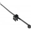 HellermannTyton 150-40581, T50ROSEC5B-PA66HS/PA66HIRHS-BK, stahovací pásky, 4.60 mm, 200 mm, černá, s rozpěrnou kotvou, 500 ks
