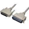 RS PRO Paralelní kabel Centronic, D-sub 25kolíkový 2 m, A: Vnější, Šedá C36