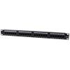 LogiLink NP0004 24 portů patch panel 483 mm (19) CAT 6 1 U vícebarevná