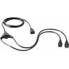 Sygonix SY-5042698 IEC Y kabel černá 2.35 m
