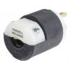 Hubbell Síťová zástrčka barva Černá, formát pólů: 2+E USA 15A NEMA 6-20P, Kabel, 125V, Nylon Šroubová Hubbell Síťová zástrčka barva Černá, formát pólů: 2+E USA 15A NEMA 6-20P, Kabel, 125V, Nylon Šroubová