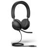 Jabra Evolve2 40 SE USB C/A MS Stereo Headset otevřená (On Ear) kabelová stereo černá Potlačení hluku, Redukce šumu mikrofonu Počítače Jabra Evolve2 40 SE USB C/A MS Stereo Headset otevřená (On Ear) kabelová stereo černá Potlačení hluku, Redukce šumu mikrofonu Počítače