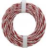 Donau Elektronik 205-10 zvonkový drát 2 x 0.2 mm² červená / bílá 10 m