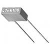 Kemet 1 ks fóliový kondenzátor MKT radiální 100 V/DC, 63 V/AC 10 % (d x š x v) 7.2 x 2.5 x 6.5 mm