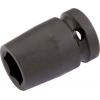 Nástrčkový klíč 12.7 mm pohon 33 mm Šestihran Šestihran, celková délka: 80mm SAM Nástrčkový klíč 12.7 mm pohon 33 mm Šestihran Šestihran, celková délka: 80mm SAM