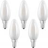 OSRAM HOMELIGHTING 4058075090682 LED Energetická třída (EEK2021) E (A - G) E14 svíčkový tvar 4.2 W = 40 W teplá bílá (Ø x d) 35 mm x 100 mm vlákno 5 ks OSRAM HOMELIGHTING 4058075090682 LED Energetická třída (EEK2021) E (A - G) E14 svíčkový tvar 4.2 W = 40 W teplá bílá (Ø x d) 35 mm x 100 mm vlákno 5 ks