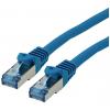 Roline 21.15.2847 RJ45 síťové kabely, propojovací kabely CAT 6A S/FTP 10.00 m modrá dvoužilový stíněný, bez halogenů, samozhášecí 1 ks Roline 21.15.2847 RJ45 síťové kabely, propojovací kabely CAT 6A S/FTP 10.00 m modrá dvoužilový stíněný, bez halogenů, samozhášecí 1 ks