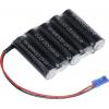 Akupack Ni-MH 5 AA s kabelem, se zástrčkou Panasonic eneloop Pro F1x5 Graupner 134059, 2450 mAh, 6 V