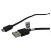 RND Kabel USB Vnější, A: USB typu A, 4.5 m Vnější, Černá, B: Micro USB typ B RND Kabel USB Vnější, A: USB typu A, 4.5 m Vnější, Černá, B: Micro USB typ B