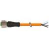 Kabel ovladače snímače, A: Vnitřní, A: Rovný 4, B: Volný konec kabelu, 250V, IP65, řada: 7000 Murrelektronik Limited 5 m