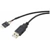 Renkforce USB kabel USB 2.0 plochý konektor 4pol., USB-A zástrčka 0.40 m černá stínění pletivem RF-5719750 Renkforce USB kabel USB 2.0 plochý konektor 4pol., USB-A zástrčka 0.40 m černá stínění pletivem RF-5719750