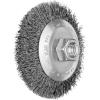 PFERD TOOLS Kuželový kartáč, neopft KBU Ø 100 x 10 mm, ocelový drát Ø 0,35 pro úhlové brusky POS KBU 10010/M14 ST 0,35 43316001 1 ks