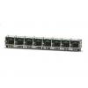 Amphenol Communications Solutions Konektor RJ45, řada: RJE39 Vnitřní, počet cest: 8, Pravý úhel, Montáž na plošný spoj