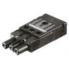 Wieland Konektor pro osvětlení, řada: GST18i3 Kabel Vnitřní Mini konektor Pružinová svorka 16A, IP40 barva Černá, formát Wieland Konektor pro osvětlení, řada: GST18i3 Kabel Vnitřní Mini konektor Pružinová svorka 16A, IP40 barva Černá, formát