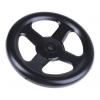 RS PRO Černá Ocel Ruční kolo 200 mm RS PRO Černá Ocel Ruční kolo 200 mm