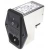 Schurter Konektor IEC 6A C14 Vnější, Montáž do panelu 5 x 20 mm, 250V ac 2 póly, 60Hz Rychlé připojení, 85 °C 1, -25 °C Schurter Konektor IEC 6A C14 Vnější, Montáž do panelu 5 x 20 mm, 250V ac 2 póly, 60Hz Rychlé připojení, 85 °C 1, -25 °C