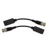 Koaxiální kabel, řada: ABUS 2vodičový měděný kabel 30 mm 75 Ω ABUS Security-Center S koncovkou