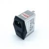 RS PRO Filtr IEC 4A Vnitřní, Montáž na rám, 250V ac 2 póly, 50Hz, 60 Hz Faston, 100 °C 1, -25 °C