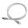 RS PRO Cat5e Ethernetové kabely, Šedá, Polyvinylchlorid, A: RJ45 1 m Vnější, B: RJ45 Vnější, typ pláště: U/FTP RS PRO Cat5e Ethernetové kabely, Šedá, Polyvinylchlorid, A: RJ45 1 m Vnější, B: RJ45 Vnější, typ pláště: U/FTP