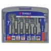 Vrták, HSS, počet kusů: 7 Tivoly Kov, max. velikost: 10 mm, min. velikost: 3 mm