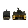 RS PRO, A: Vnější Duální propojení DVI-D, B: Vnější DVI-D, Polyvinylchlorid DisplayPort Kabely 2 m