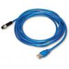 Kabel pro snímače a ovladače, A: Vnější, A: Rovný 4, B: USB typu A, B: Vnější, IP67, řada: 756 WAGO 1 m