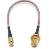 Koaxiální kabel, řada: MCX, SMA RG178, Černá Polytetrafluorethylén, vnější průměr: 1.8 mm OD 152.4 mm 50 Ω Wurth Koaxiální kabel, řada: MCX, SMA RG178, Černá Polytetrafluorethylén, vnější průměr: 1.8 mm OD 152.4 mm 50 Ω Wurth