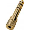 Monacor HA-37G audio adaptér [1x jack zástrčka 6,3 mm - 1x jack zásuvka 3,5 mm]