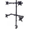 Manhattan držák na stůl pro monitor 461566 4 Displej: (s) 33,0 cm (13) - 81,3 cm (32) černá nastavitelná výška, naklápěcí, nakláněcí