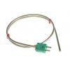 Termočlánek s minerální izolací 100 mm kabel typ K Perfluoroalkoxy, Izolace ze skleněných vláken s opletením z nerezové Termočlánek s minerální izolací 100 mm kabel typ K Perfluoroalkoxy, Izolace ze skleněných vláken s opletením z nerezové