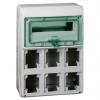 Schneider Electric Pouzdro, řada: Kaedra IP65 barva Světle šedá (skříň), Zelená IK09 Polymer 160 mm 460 mm 340 mm Schneider Electric Pouzdro, řada: Kaedra IP65 barva Světle šedá (skříň), Zelená IK09 Polymer 160 mm 460 mm 340 mm