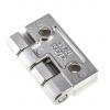 Kloubový závěs Výkyvné Kolík, Elektrolytické leštění, Nerezová ocel Šroubová Pravý, délka: 50 mm x 50 mm x 6 mm Elesa