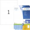 Herma 5065 univerzální etikety 210 x 297 mm papír bílá 25 ks trvalé inkoustová tiskárna, laserová tiskárna, barevná laserová tiskárna, kopírka, barevná