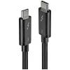 LINDY USB kabel USB 3.2 Gen1 (USB 3.0 / USB 3.1 Gen1) USB-C ® zástrčka, USB-C ® zástrčka 0.50 m černá 41555