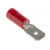 RS PRO Zásuvný konektor, řada: RS PRO Izolované, 6.35 x 0.8 mm, Červená Vnější, celková délka: 21mm, izolační: Vinyl, RS PRO Zásuvný konektor, řada: RS PRO Izolované, 6.35 x 0.8 mm, Červená Vnější, celková délka: 21mm, izolační: Vinyl,