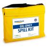 Sada na rozlité kapaliny 50 L, obsah sady: 1x Čirý přírodní štítek Oil na brašnu 110 mm x 50 mm, 5x Černá vázací páska