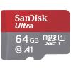 SanDisk microSDXC Ultra 64GB (A1/UHS-I/Cl.10/140MB/s) + Adapter Mobile paměťová karta microSDXC 64 GB A1 Application Performance Class, UHS-Class 1