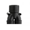 Montáž potrubí Přechod Černá jmenovitá velikost 34 mm Nylon Černá, IP66 28 mm Flexicon