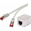 Renkforce RF-3829272 RJ45 síťové kabely, propojovací kabely CAT 6A S/FTP 20.00 m šedá s ochranou, samozhášecí 1 ks Renkforce RF-3829272 RJ45 síťové kabely, propojovací kabely CAT 6A S/FTP 20.00 m šedá s ochranou, samozhášecí 1 ks