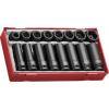 Nástrčkový klíč, počet kusů: 16 1/2 in 6 bodů typ buzení Čtvercový Teng Tools Nástrčkový klíč, počet kusů: 16 1/2 in 6 bodů typ buzení Čtvercový Teng Tools