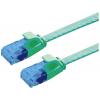 Value 21.99.2042 RJ45 síťové kabely, propojovací kabely CAT 6A U/UTP 2.00 m zelená nestíněný, plochý, pozlacené kontakty 1 ks Value 21.99.2042 RJ45 síťové kabely, propojovací kabely CAT 6A U/UTP 2.00 m zelená nestíněný, plochý, pozlacené kontakty 1 ks