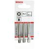Bosch Bit šroubováku, Šestihran, 1/4 in, PZ1, celková délka: 49 mm, počet kusů: 3
