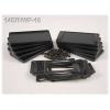 Hammond Electronics 1457NWP 1457NWP pouzdro bez příruby (d x š x v) 5 x 104 x 55 mm hliník černá 2 ks