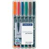 Staedtler Lumocolor® permanent pen 313 313 WP6 permanentní popisovač červená, modrá, oranžová, zelená, hnědá, černá Vodotěsné: Ano Staedtler Lumocolor® permanent pen 313 313 WP6 permanentní popisovač červená, modrá, oranžová, zelená, hnědá, černá Vodotěsné: Ano
