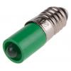 RS PRO Kontrolka barva světla Zelená, objímka žárovky: E5 vícečipový, průměr: 6 mm, 24V dc RS PRO Kontrolka barva světla Zelená, objímka žárovky: E5 vícečipový, průměr: 6 mm, 24V dc