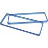 Hammond Electronics 1455UBTBU Rám ABS modrá (transparentní) (d x š x v) 196 x 71 x 11.60 mm 2 ks
