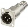 Neutrik NA3MDF XLR adaptér XLR zástrčka - XLR zásuvka 1 ks